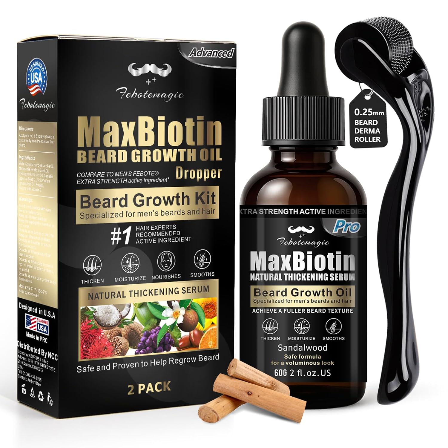 Kit Premium pentru Creșterea Parului cu Biotină