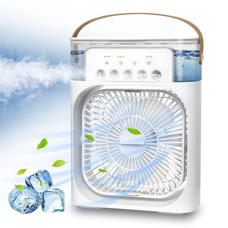 Ventilator cu Umidificare și Lumină Ambientală 3 în 1