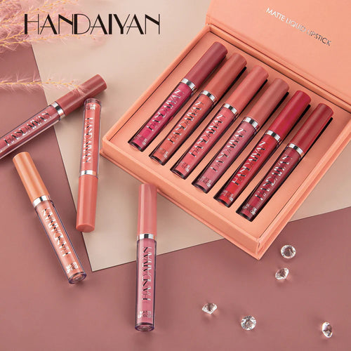 Set 6 Rujuri Matte Premium – Culori Rezistente și Eleganță de Lungă Durată