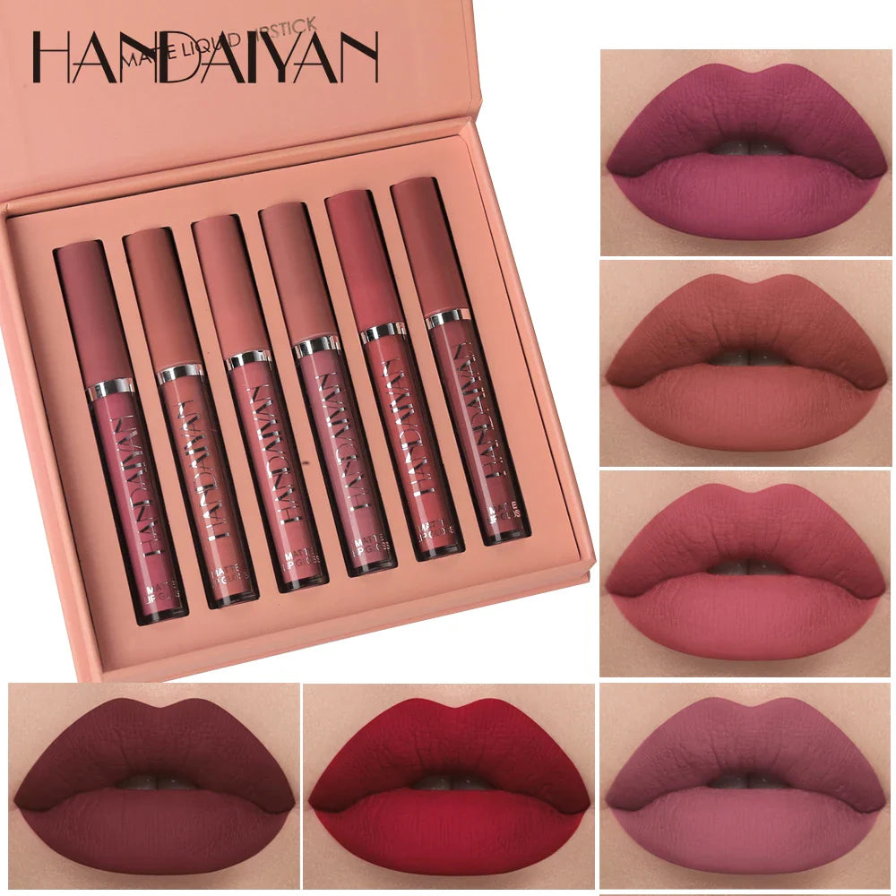 Set 6 Rujuri Matte Premium – Culori Rezistente și Eleganță de Lungă Durată