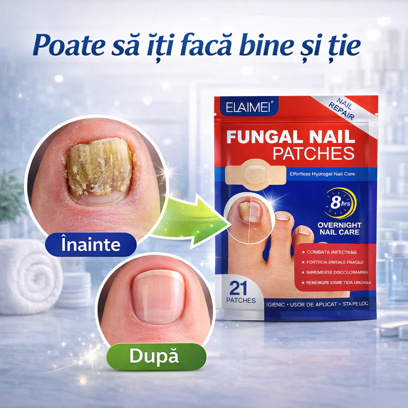 Plasturi antifungici pentru unghii sănătoase și curate